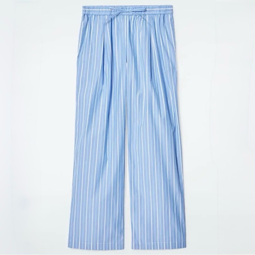 COS Pants Brand New. Pinstriped Cotton Pajama Pants. Retail $99. Size S.